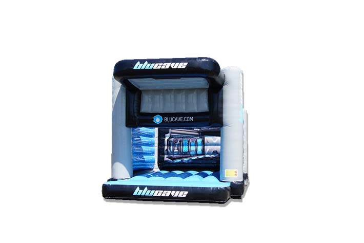 Mini open springkussen op maat gemaakt voor bluecave 